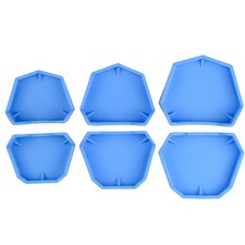 6Pcs Dental Model Base Plaster