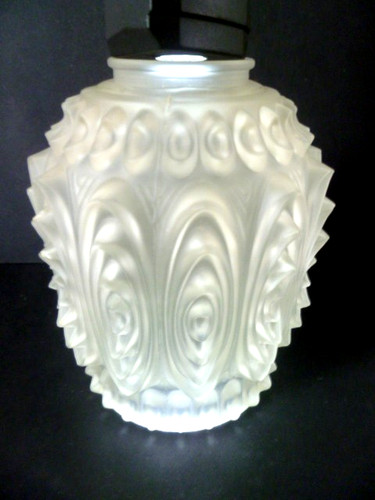 Antique opaque frosted - frosted, pressed