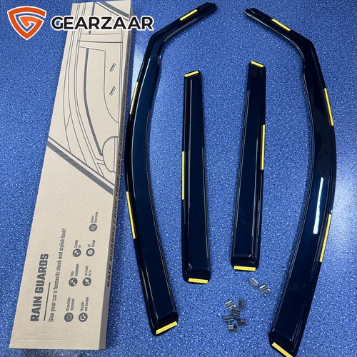 4pcs wind deflectors - deflectors, tinted