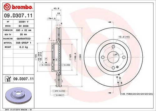 New brake disc - disc, mazda