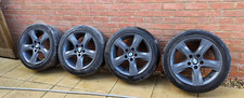 4x GUNMETAL GREY GENUINE BMW 1