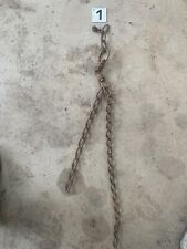 Old Cow Chains old used rusty chains anchor bouy shackle Loop Mooring Chains