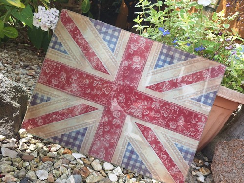 Union jack glass - jack, chopping