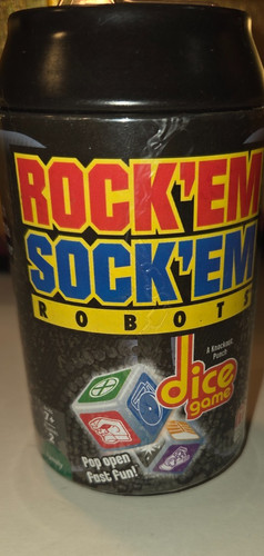 Rock sock robots dice - rock'em, sock'em