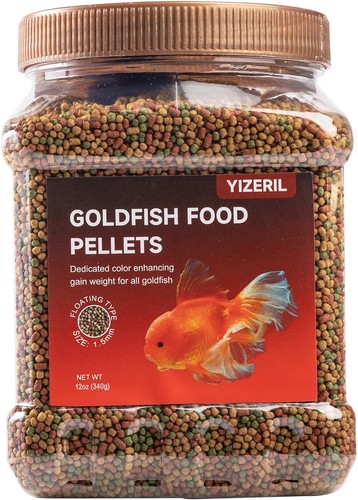 Floating goldfish food - floating, pellets