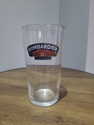 Bombardier pint glass - glass,