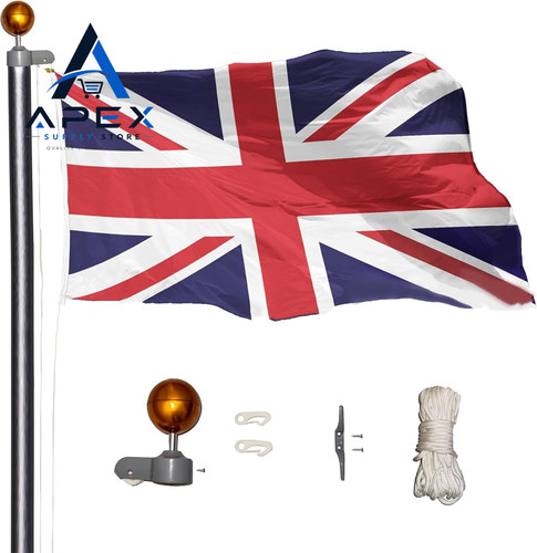 Sectional flag pole metre - 6,