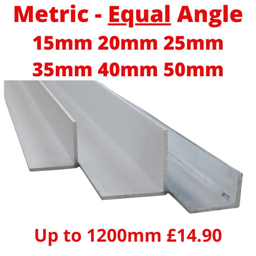 Aluminium angle 15mm 20mm - aluminium,