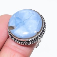 Blue Opal Gemstone Adjustable