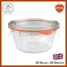 WECK 740 290ml Storage Jar, Incl Seal & Clamps. Canning, Yoghurt, Kimchi, Jam