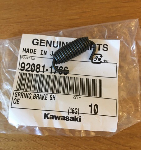 Kawasaki front brake shoe - kawasaki,