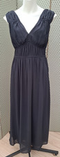 H&M Long Flowing Chiffon Black