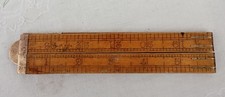 Vintage John Rabone  Boxwood & Brass Folding Ruler 24 inch Used, Sound