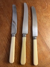 3x Stainless Steel Knives