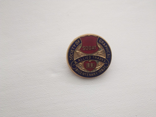 Sogat printers centenary - printers,