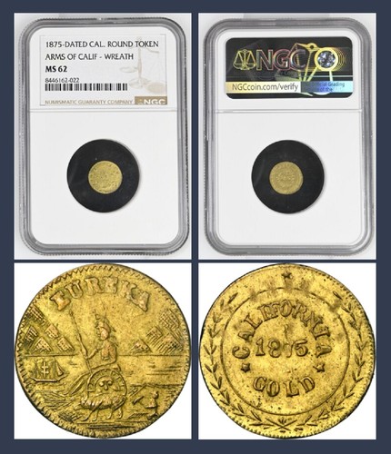 Crude 1875 california - 1875, (1/2)