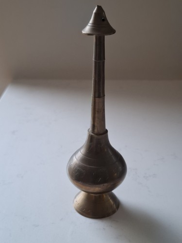 Vintage etched brass indian - vintage,