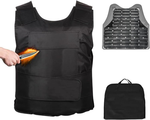 Stab proof vest with plates - stab,