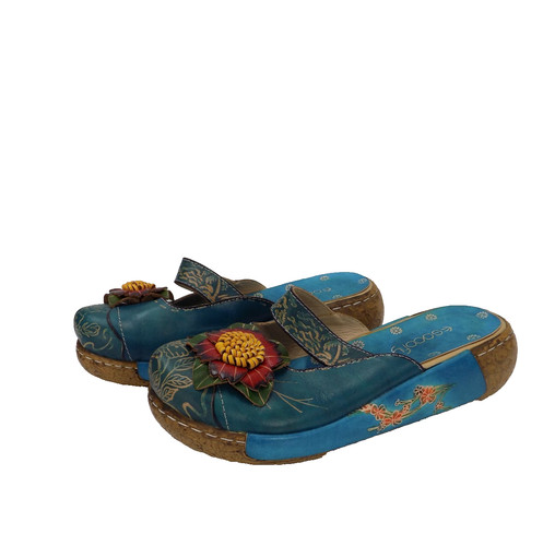 Socofy sandals blue platform - socofy,