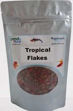 Aquarium H2o Tropical Food Flakes 50 Grams Complete Diet For Tropical Fish