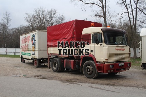 Truck photo man - man, drawbar
