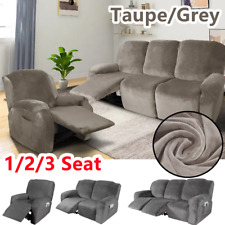 1/2/3 Seater Stretch Recliner Sofa Covers Slipcover Settee Couch Cover Protector