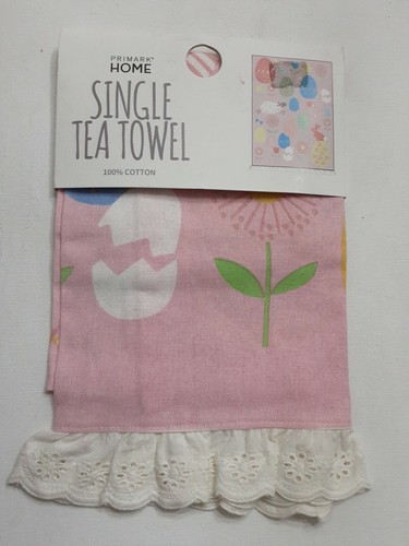Pink dish towel - dish, cotton