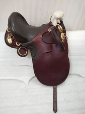 Beautiful Australian leather Stock Saddle With Horn All Size.