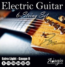 ADAGIO PRO 9-42 Super Extra Light Nickel Wound Electric Guitar Strings Set