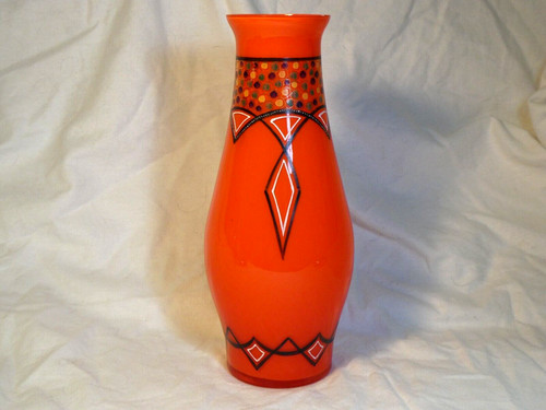 Bohemian glass tango - glass, vase