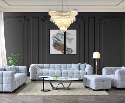 Tribeca modern boucle pearl - boucle, 4