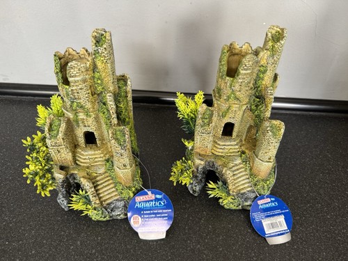 Fish aquarium tank castle - aquarium,