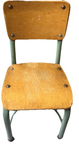Vintage wood seat back - seat, &