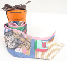 HERMES Scarf Twilly Silk GRAND