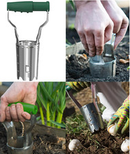 Handheld Bulb Planter Flower Planting Gardening Sowing Soil Spade Removes Garden