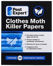 PACK OF 10 MOTH KILLER PAPER
