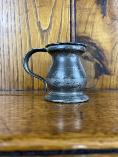 Antique pewter gill - antique,