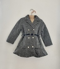 Girls Black & White Checked