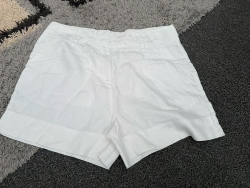 White linen shorts - shorts, next