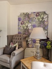Designers Guild Blind,  cushions and wallpaper