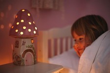 Toadstool lamp from white - lamp,