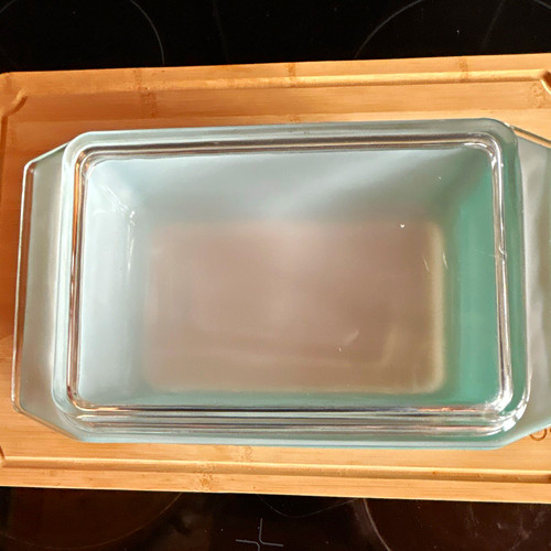 Pyrex blue snowflake - pyrex,