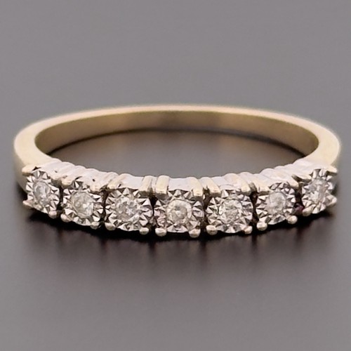 9ct yellow gold diamond - 9ct,