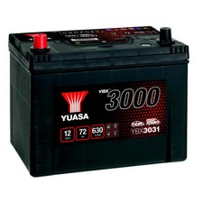 YUASA Car Battery 12V 72Ah 630A T1 Starter SMF Fits Maserati Merak 2.0