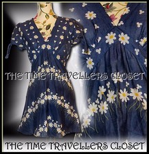 Kate Moss Topshop Floral Blue