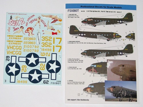 Decals douglas 47 - douglas, c-47