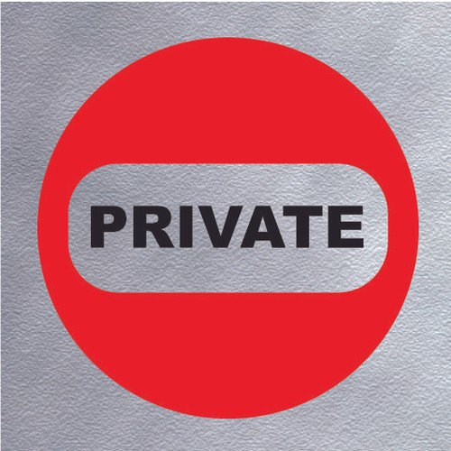 Private symbol sign door - symbol, sign,