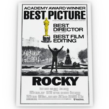 Rocky Movie Poster Satin High