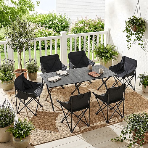 Folding camping table - camping,