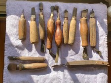 Nice LOT of 12 antique LEATHER